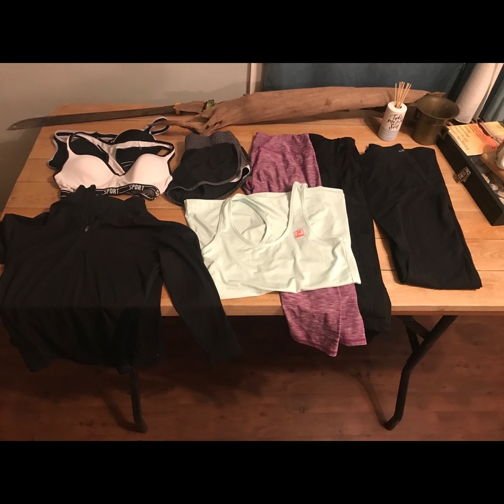 Used 9 piece workout bundle.